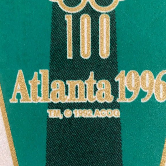 COPY - Atlanta 1996 Olympics Commemorative Flag USA - Picture 5 of 8